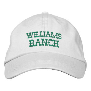 Custom Ranch Name Embroidered Baseball Cap