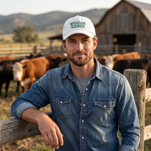 Custom Ranch Name Embroidered Baseball Cap
