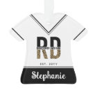 Custom RD Registered Dietitian Leopard Print