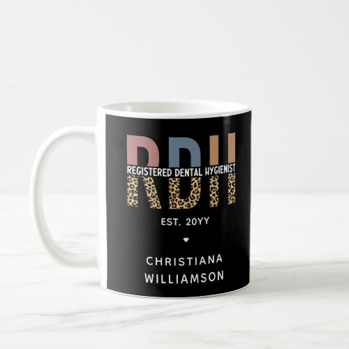 Custom RDH Registered Dental Hygienist Gifts Coffee Mug