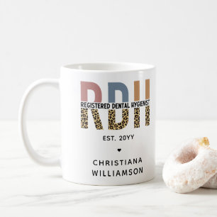 Custom RDH Registered Dental Hygienist Gifts Coffee Mug