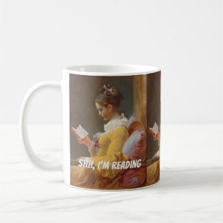 Custom Reading Mug – Shh I'm Reading