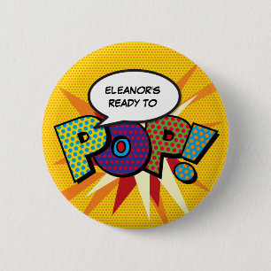 Custom Ready to POP Baby Shower Favor Button