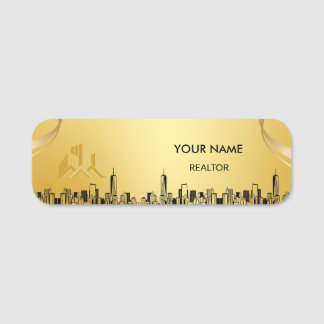 Custom Real Estate Agent Name Tag Badge