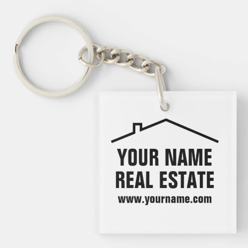 Custom Real Estate and property development Keychain