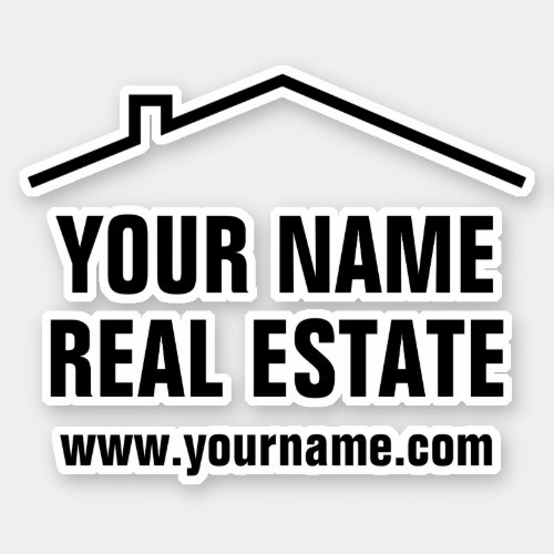 Custom Real Estate and property development vinyl Sticker