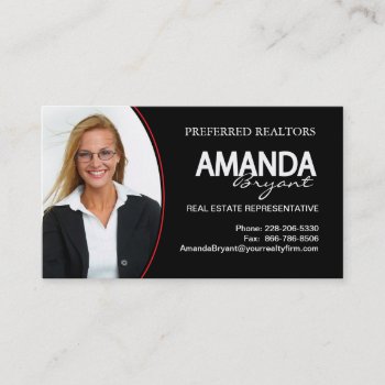 Custom Real Estate Business Card by colourfuldesigns at Zazzle