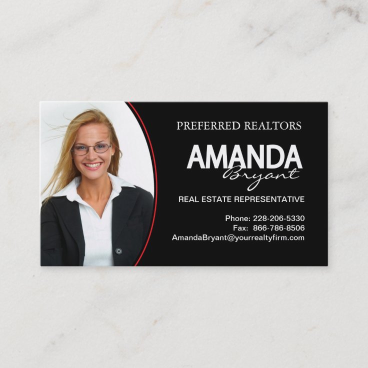 Custom Real Estate Business Card | Zazzle