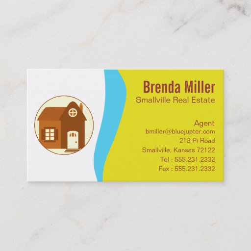 Customizable Custom Real Estate Business Card