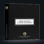 Custom Real Estate Closing Binder<br><div class="desc">Custom Real Estate Closing Binder Designed for Real Estate Agents and Agencies. This binder is ideal for organizing your closing documents.</div>
