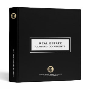Custom Real Estate Closing Binder