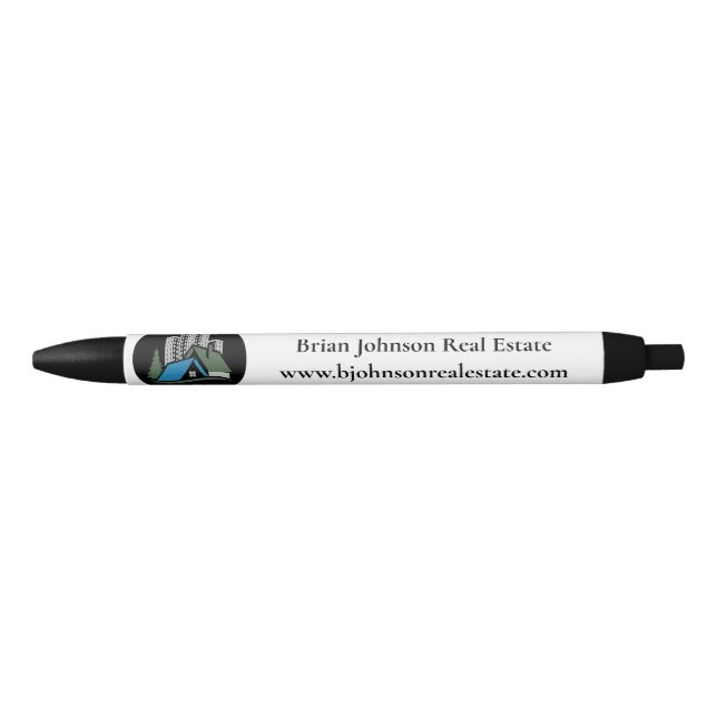 Custom Real Estate Company Business Cards supplies Pen (Front)
