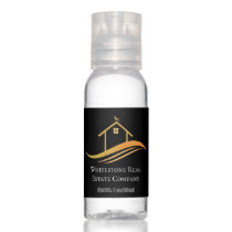 Custom Real Estate Company Chic Realtor Marketing Hand Sanitizer