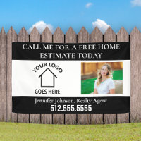 Custom Real Estate Company Logo Realtor Marketing