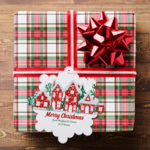 Custom Real Estate Company Merry Christmas Houses