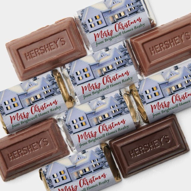 Custom Real Estate Company Winter Holiday Party Hershey's Miniatures (Assorted)