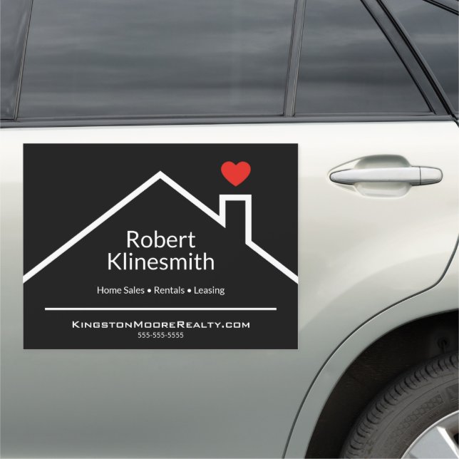 Custom Realtor Car Magnet (In Situ)