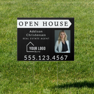 Custom Realtor Open House Yard Sign