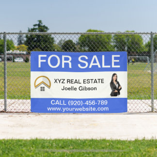 Custom Realtor Photo Real Estate Business Logo Banner