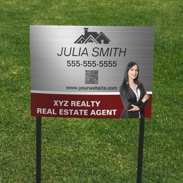Custom Realtor Photo Real Estate Yard Sign (Custom Realtor Photo Real Estate Yard Sign)