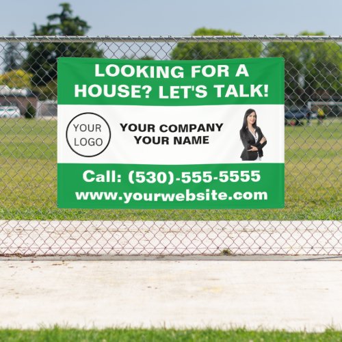 Custom Realtor Real Estate Logo Marketing Banner