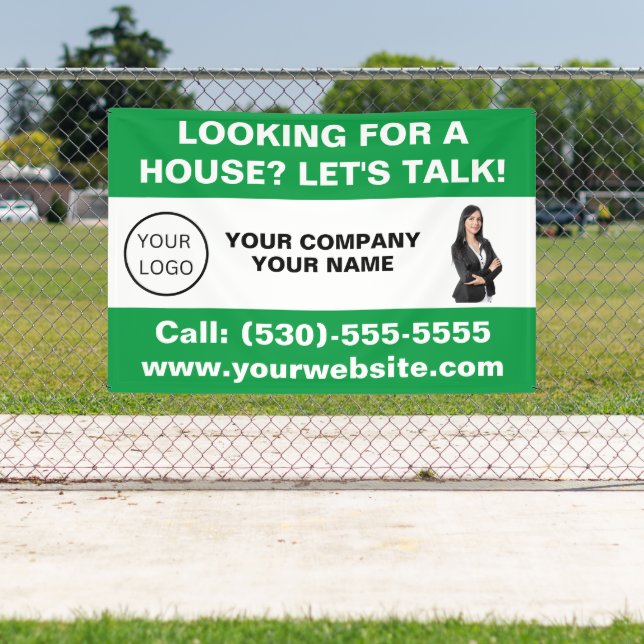 Custom Realtor Real Estate Logo Marketing Banner (Insitu)
