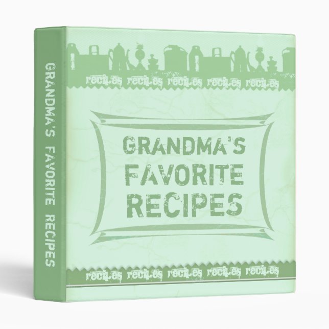 Custom /recipe Binder (Front/Spine)