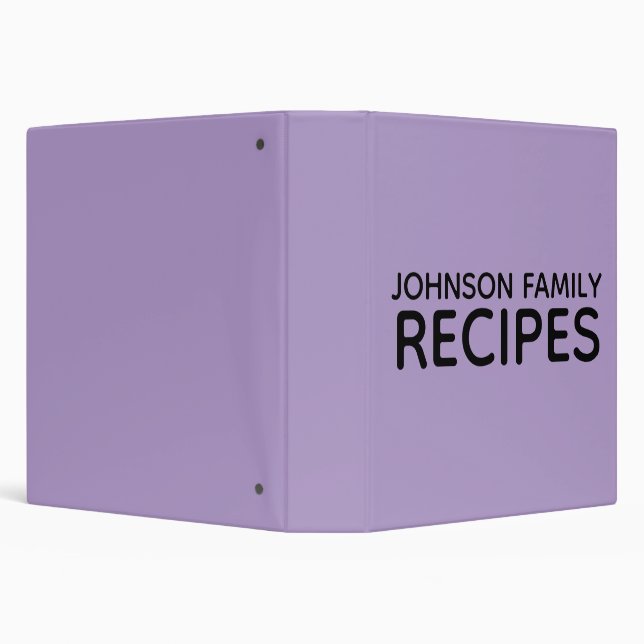 CUSTOM RECIPE BOOK BINDER (Background)
