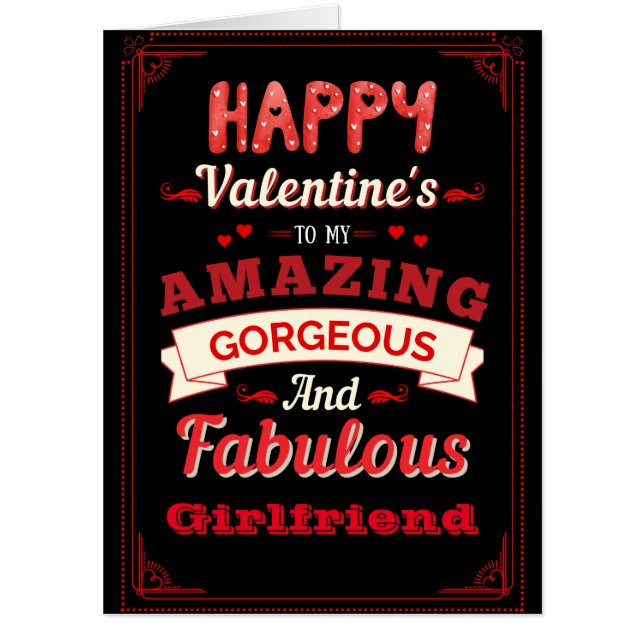 Custom Recipient & Photo Giant Valentine Card (Front)