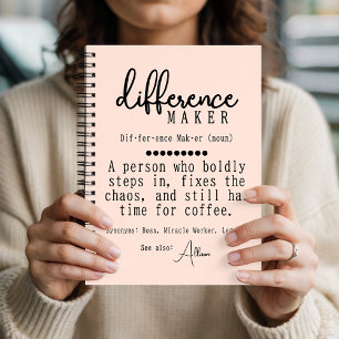 Custom Recognition Diary for Nurses or Teachers Notebook