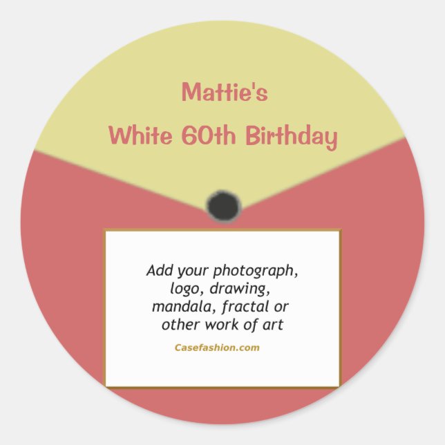 Custom Record Label Sticker V2 (Front)