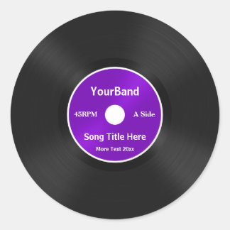 Record Stickers | Zazzle