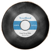 Custom Record Personalized Chocolate Covered Oreo (Front)