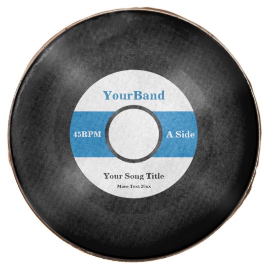 Custom Record Personalized Chocolate Covered Oreo (Front)