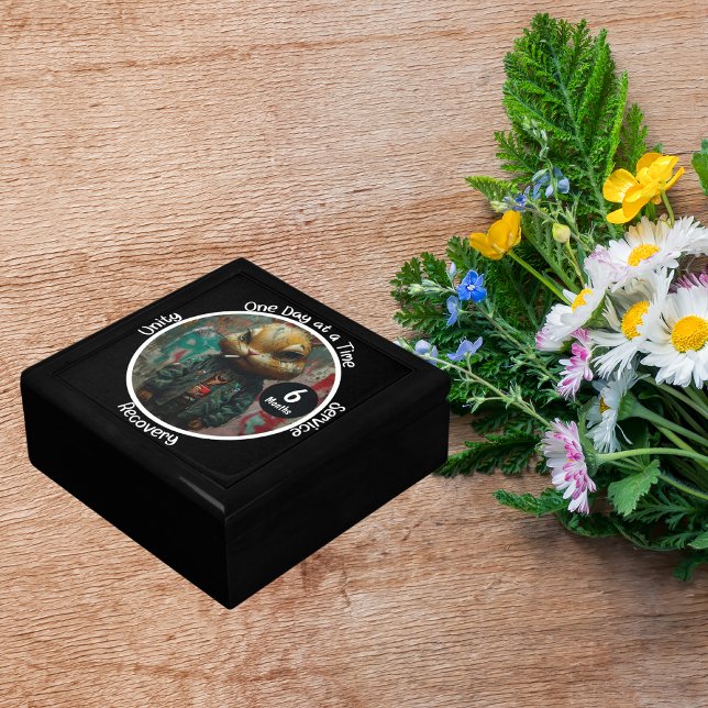 Custom Recovery Milestone Gift - Edgy Street Art Box (Creator Uploaded)