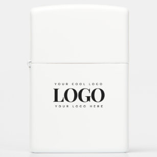 Custom Rectangle Business Logo Company Minimalist  Zippo Lighter