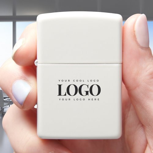 Custom Rectangle Business Logo Company Minimalist  Zippo Lighter