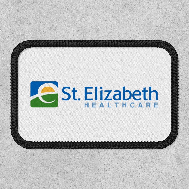 Custom Rectangle Business Logo Simple Minimalist Patch (Front)
