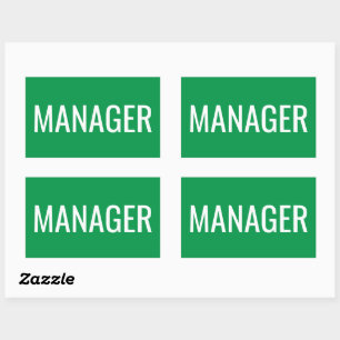 Custom Rectangle Stickers for Office Managers