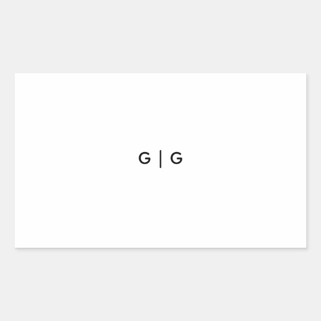 Custom Rectangle Stickers, Format: Sheet of  Rectangular Sticker (Front)