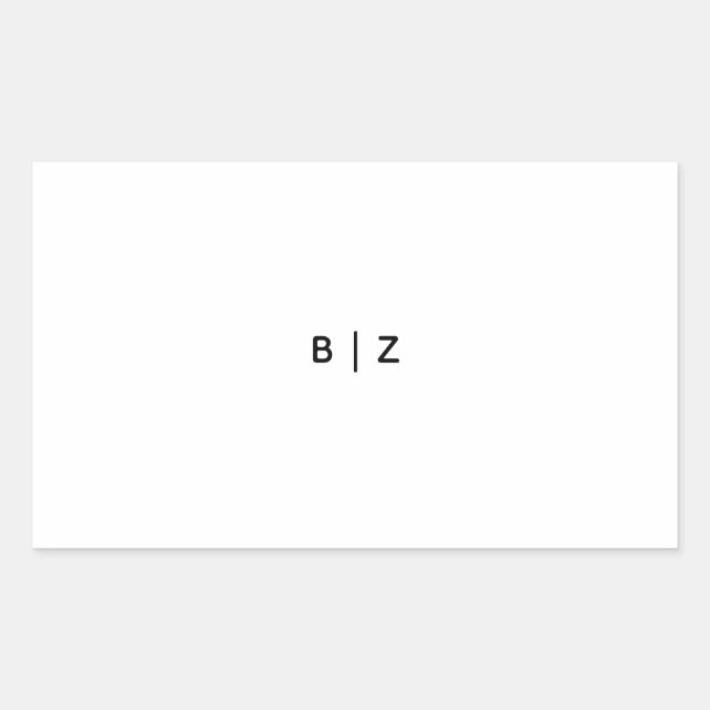 Custom Rectangle Stickers, Format: Sheet of Sticke Rectangular Sticker (Front)