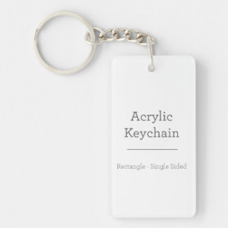 Custom Rectangular Keychain