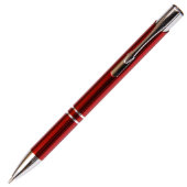Custom Red Aluminum Promotional Ball Point Pen (3/4)