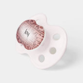 Custom Red Ancient Egyptian Hieroglyphs Pacifier (Front Right)