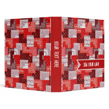 Custom Red Bandana Patchwork Sewing