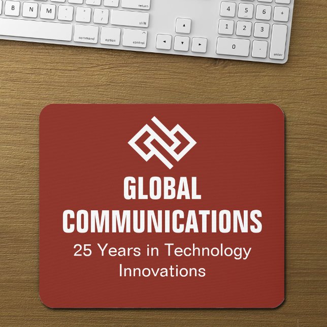 Custom Red Cyber Technology Computer Company  Mouse Pad (Creator Uploaded)