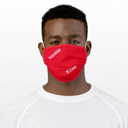 Custom Red mask (Worn)