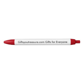 Custom Red Name Quote Company Slogan Photo Artwork Pen