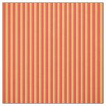 Custom Red Orange Yellow Striped Pattern Fabric