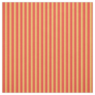 Custom Red Orange Yellow Striped Pattern Fabric